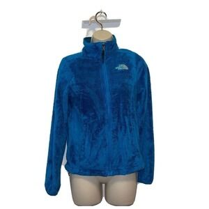 The North Face Teal Full Zip Fleece Athletic Outdoors Hiking‎ Jacket Extra Small